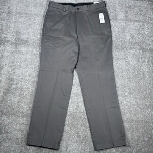 NWT Brooks Brothers Pants Men's 33x30 Gray Advantage Chino Clark Stretch‎